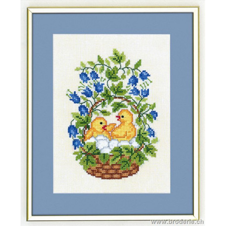 Eva Rosenstand, kit Poussins dans un panier (EV12-891)