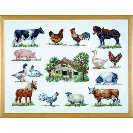 Permin, kit Feme et animaux (PE70-6420)