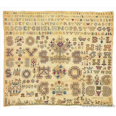 Permin, ABC sampler antique (PE39-5490)