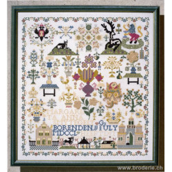 Permin, ABC sampler antique Zeeland (PE39-0412)