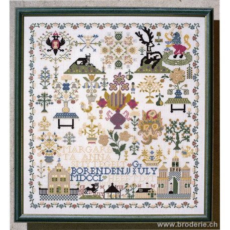 Permin, ABC sampler antique Zeeland (PE39-0412)