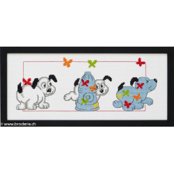 Permin, kit les trois chiots (PE92-3389)