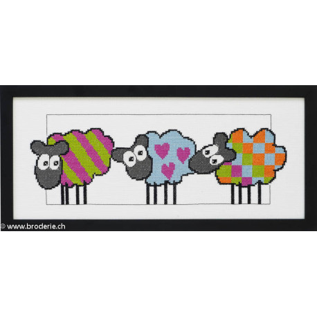 Permin, kit les trois moutons (PE92-3388)