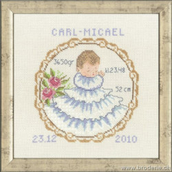 Permin, kit baptème Carl-Micael (PE12-9962)
