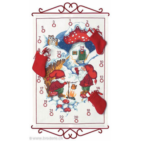 Permin, kit Calendrier de l'Avent (PE34-1545)