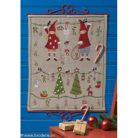 Permin, kit Calendrier de l'Avent (PE34-2260)