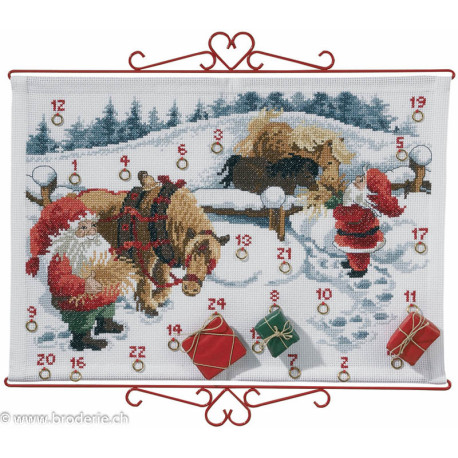 Permin, kit Calendrier de l'Avent (PE34-2623)