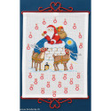 Permin, kit Calendrier de l'Avent Père-Noël et cheminée (PE34-3281)