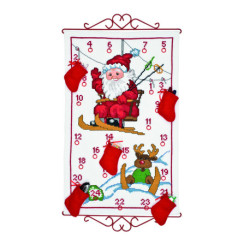 Permin, kit Calendrier de l'Avent, boucles incluses (PE34-9522)