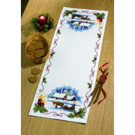 Permin, Kit chemin de table de Noël (PE68-7598)