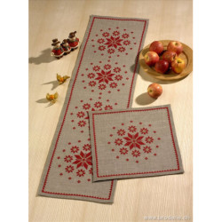 Permin, kit chemin de table étoiles (PE68-7296)