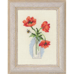 Permin, kit coquelicots (PE92-8350)