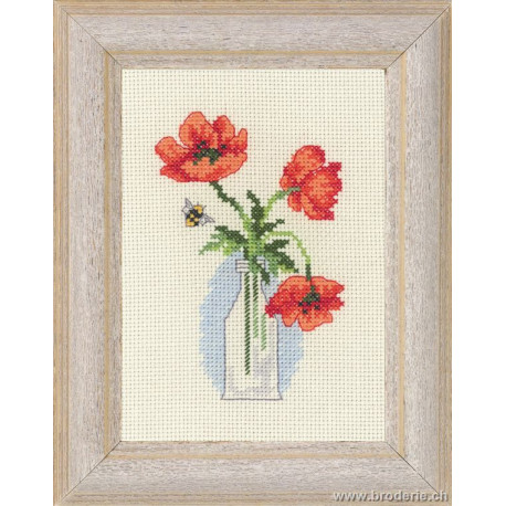 Permin, kit coquelicots (PE92-8350)