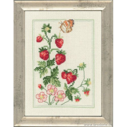Permin, kit fraisier et papillon (PE92-9169)