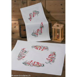 Permin, kit imprimé nappe lutins (PE63-3641)