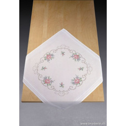 Permin, kit imprimé nappe roses (PE27-2812)