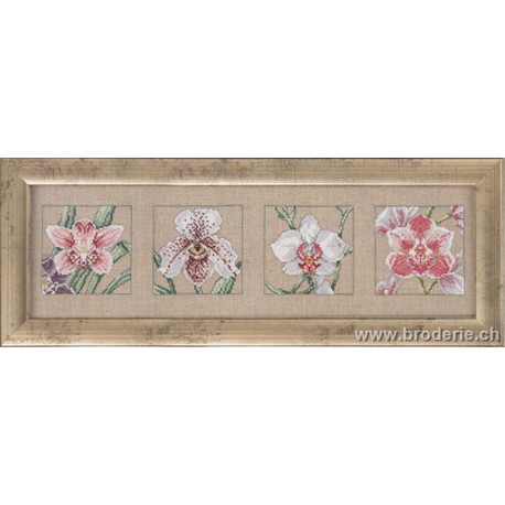 Permin, kit les 4 orchidées (PE70-5125)