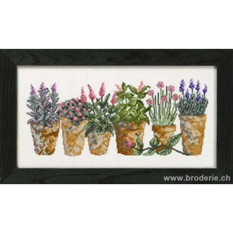 Permin, kit les pots de fleurs (PE12-4146)