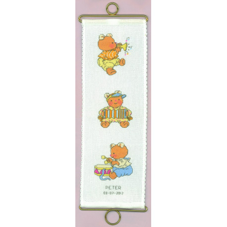 Permin, kit musique bébés oursons (PE36-8455)