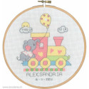Permin, kit naissance train et éléphnat (PE13-2475)