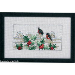 Permin, kit Rouge-gorge en hiver (PE92-3183)