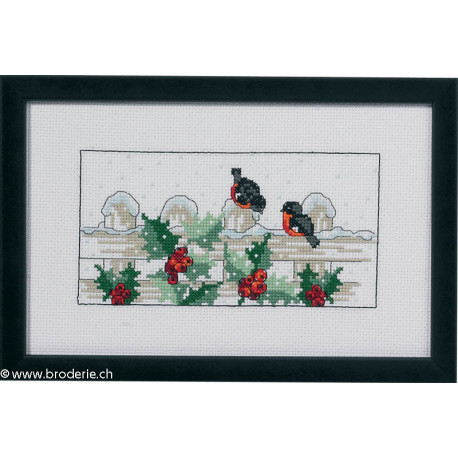 Permin, kit Rouge-gorge en hiver (PE92-3183)