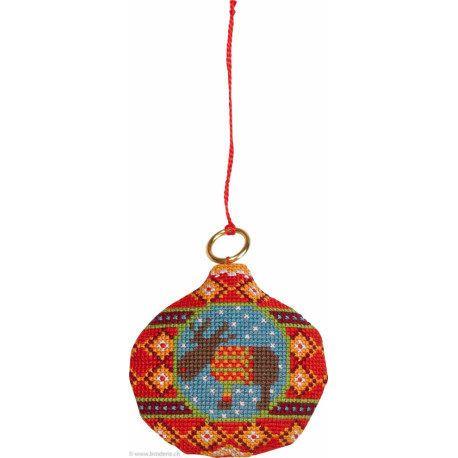 Permin, kit suspense boule de Noël (PE01-8227)