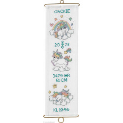 Permin, kit Toise licornes dans les nuages (PE36-0743)