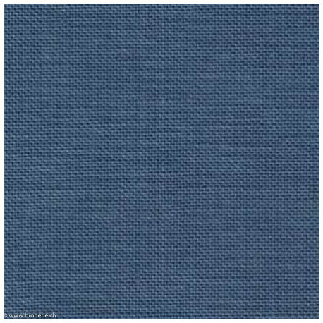 Zweigart, Lin Cashel 11 fils/cm bleu gris foncé (3281-578)