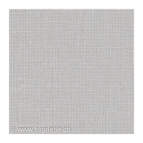 Zweigart, Lin Belfast 12.6 fils/cm gris clair (3609-786)