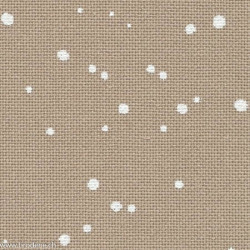 Zweigart, Etamine Lugana 10 fills/cm splash ficelle (3835-7449)
