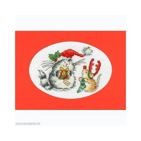 Bothy Threads, kit carte de voeux Secret Santa (BOXMAS65)