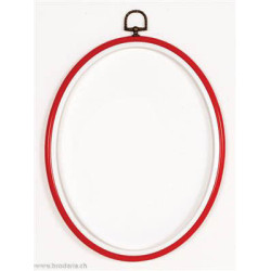 Vervaco, Cadre en plastique rouge 12x17 cm (PN0009451)