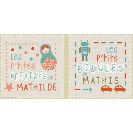 LiliPoints, Grille Cartonnage Les Ptites affaires (V003)