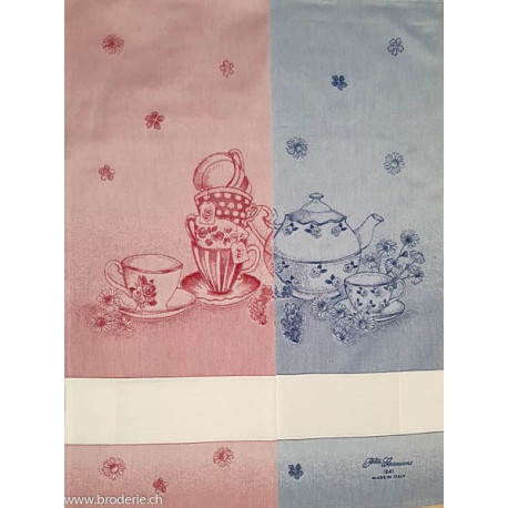 Graziano, Linge de cuisine Porcelaine bleu clair (CU6271)