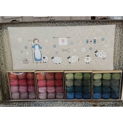 Couleur d'étoile, grille Boules de laine (CE0157)