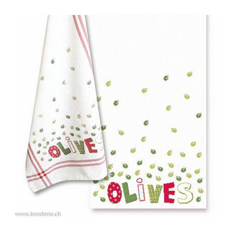 LiliPoints, Grille Petits Torchons - Olive (PT02)