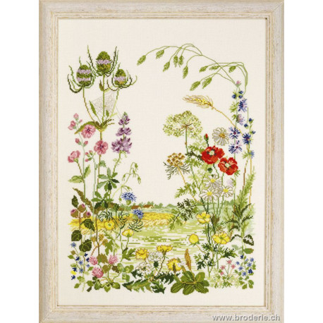 Permin, kit fleurs des champs campagne (PE70-2316)