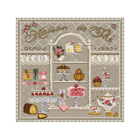 Madame la Fée, grille Maison de Thé (FEE120)