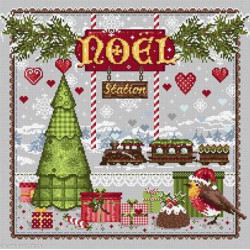 Madame la Fée, grille Station Noël (FEE124)