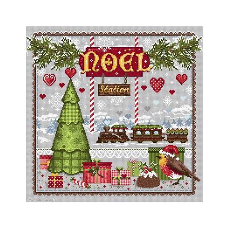 Madame la Fée, grille Station Noël (FEE124)