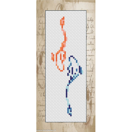 M&D Créations, kit marque-page Koï (MDCK15)