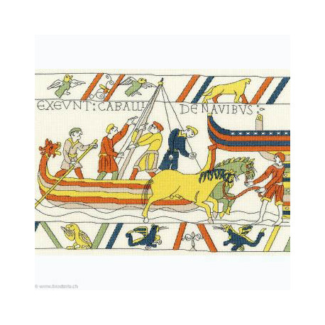 Bothy Threads, kit Bayeux The Norman's landing (BOXBT4)