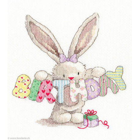Bothy Threads, kit Bebunni collection - BIRTHDAY (BOXBB23)