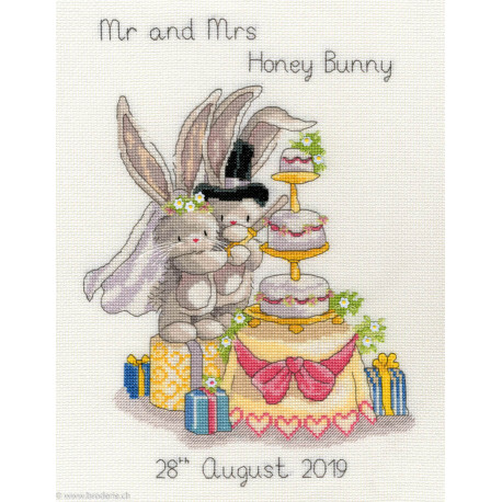 Bothy Threads, kit Bebunni collection - Cutting The Cake (BOXBB8)