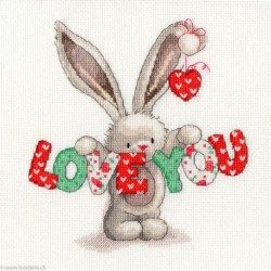 Bothy Threads, kit Bebunni collection - Love You (BOXBB9)