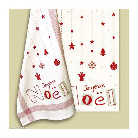 LiliPoints, Grille torchon de Noël (N036)