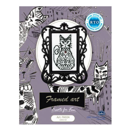 RTO, kit miniature avec cadre, Chat (RTOFA024)