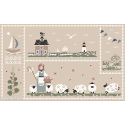 Couleur d'étoile, grille l' Ile aux trésors (CE0228)