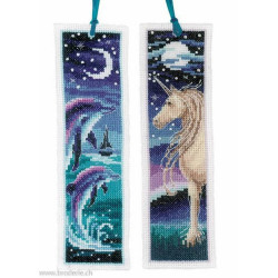 Vervaco, kit 2 signets dauphin et licornes (PN0194205)